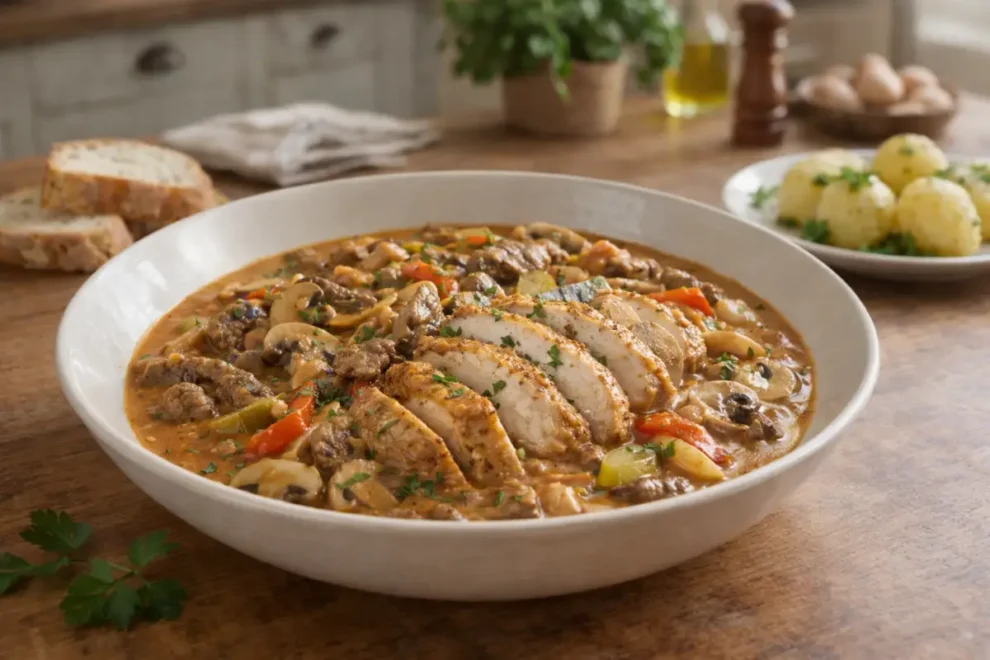 Boeuf strogonow – prosty przepis na sycący i wyrazisty obiad