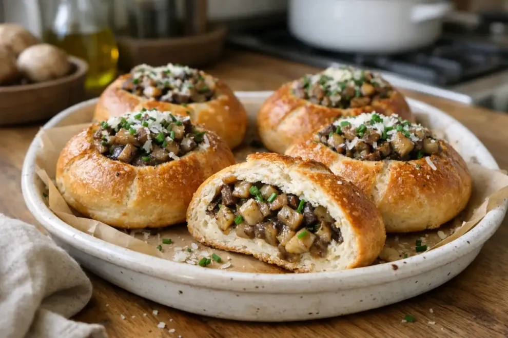 FASZEROWANE BUŁECZKI, ZAPIEKANKI Z PIECZARKAMI -INACZEJ