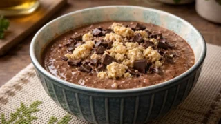 Gryczane śniadanie z chałwą i czekoladą – prosty przepis na kremowy poranek