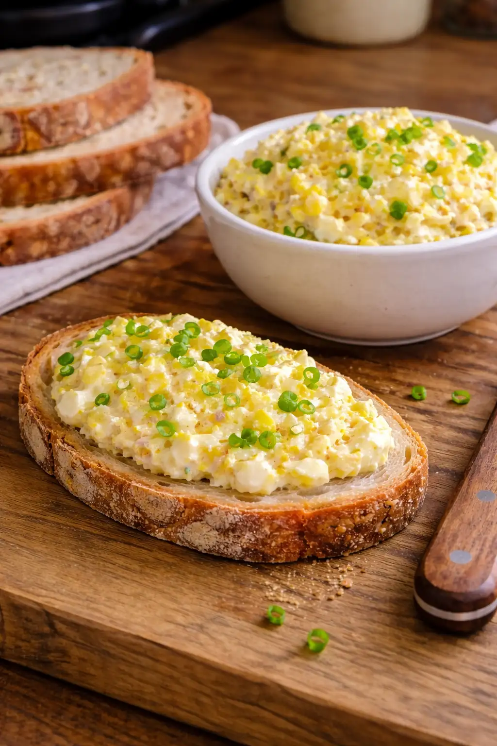 Pasta z sera żółtego z jajkiem i cebulką. Pasta serowa.