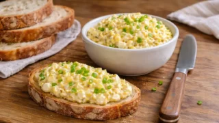 Pasta z sera żółtego z jajkiem i cebulką – prosty przepis na smarowidło do pieczywa