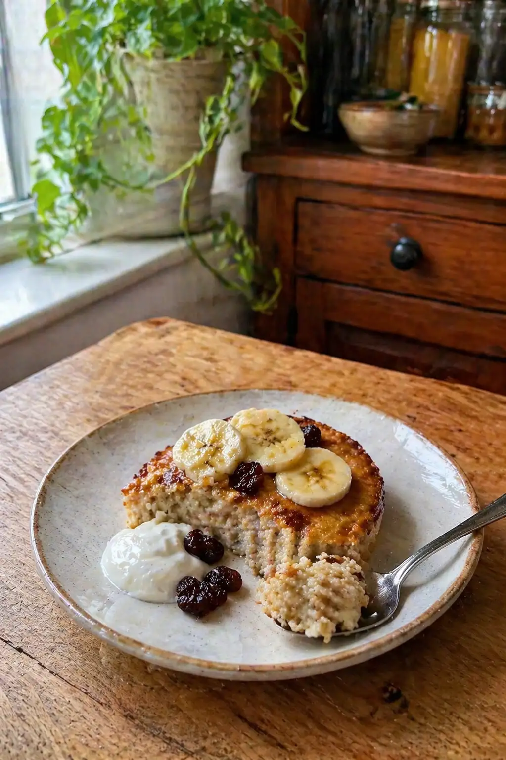 PIECZONA OWSIANKA Z BANANEM