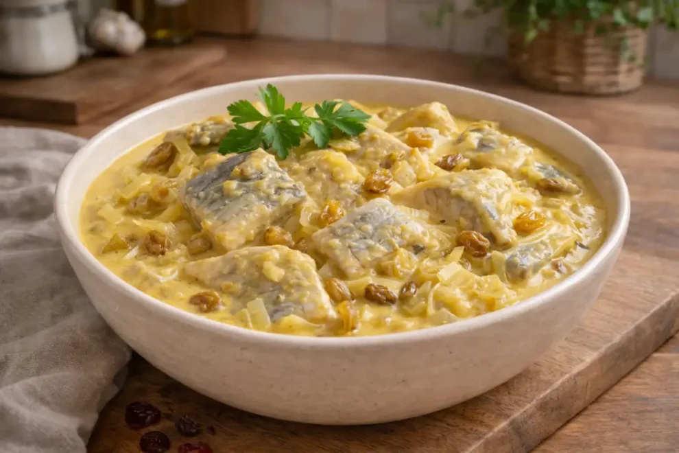 Śledzie w sosie curry – prosty przepis na wyrazistą przekąskę