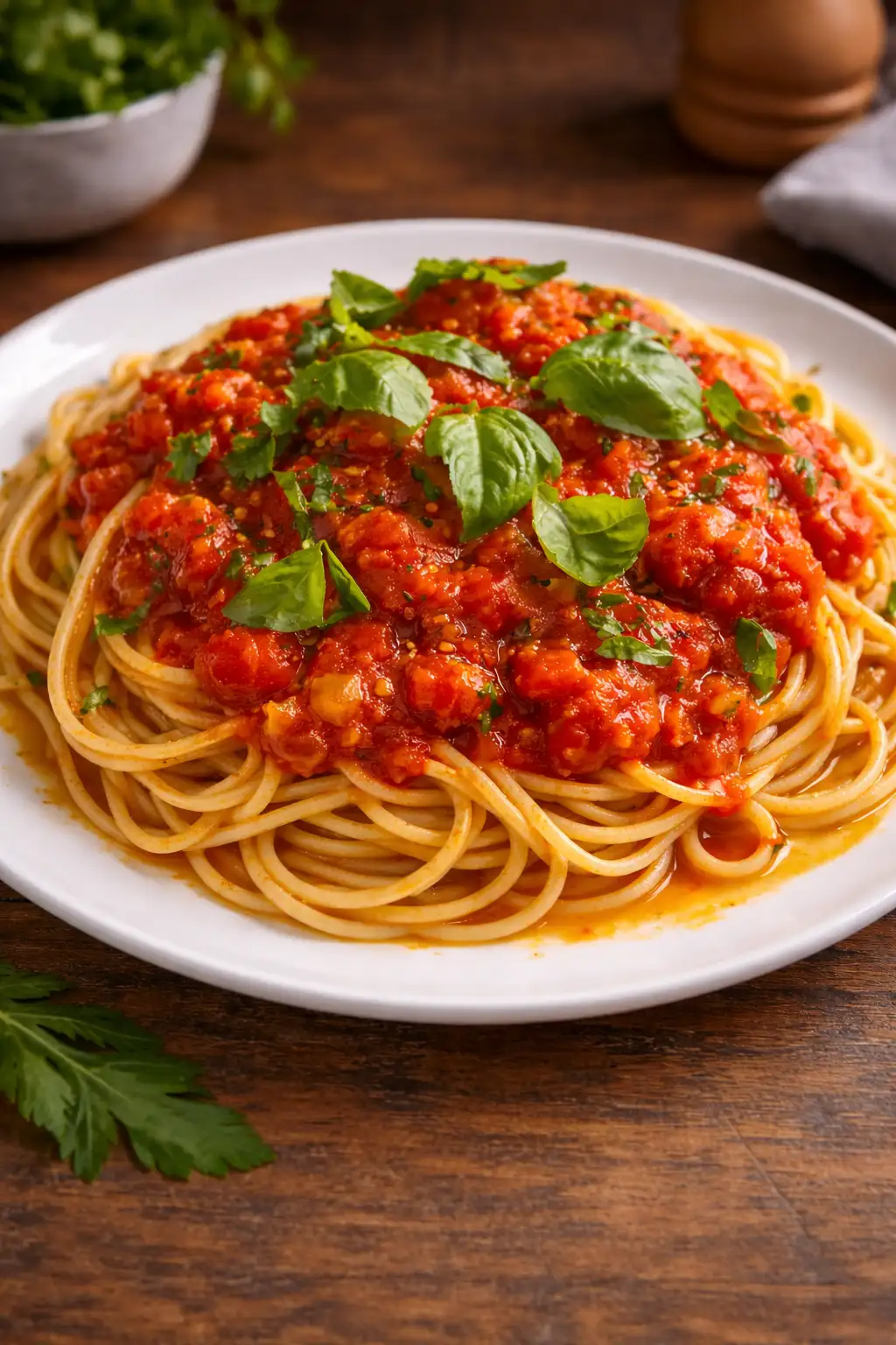 Spaghetti wegetariańskie