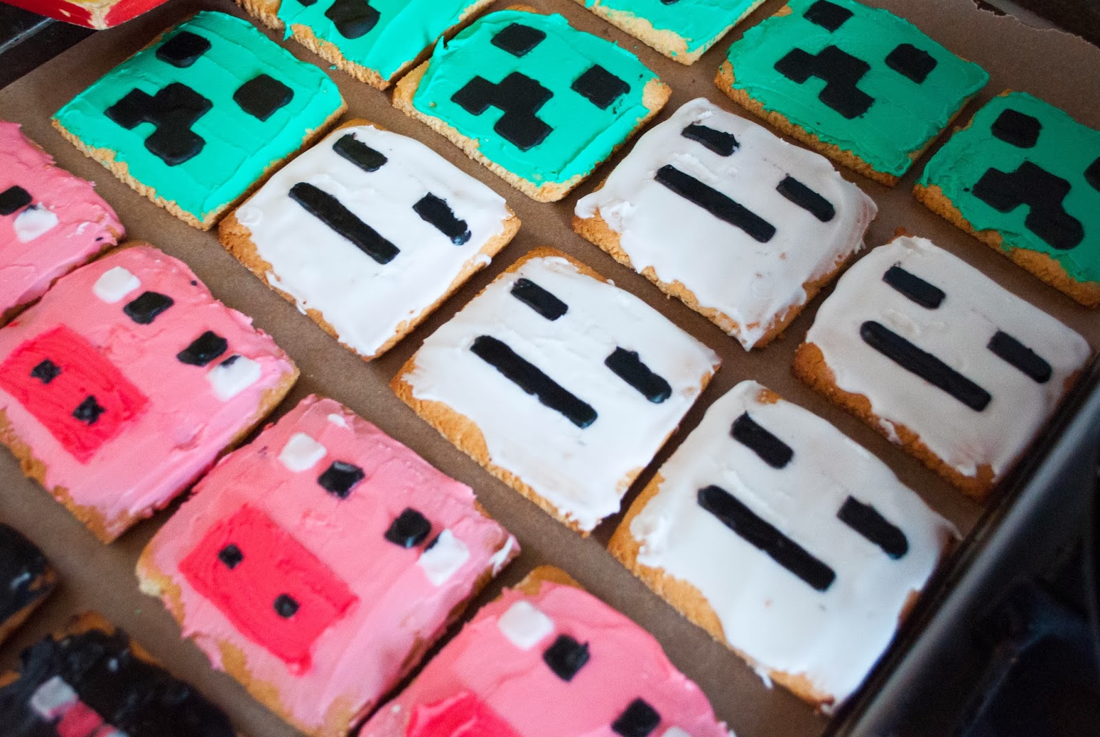 Maślane ciasteczka Minecraft