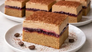 Ciasto kawka – prosty przepis na wilgotne ciasto z kremem kawowym