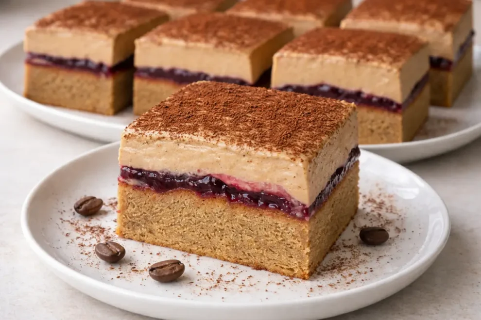 Ciasto kawka – prosty przepis na wilgotne ciasto z kremem kawowym