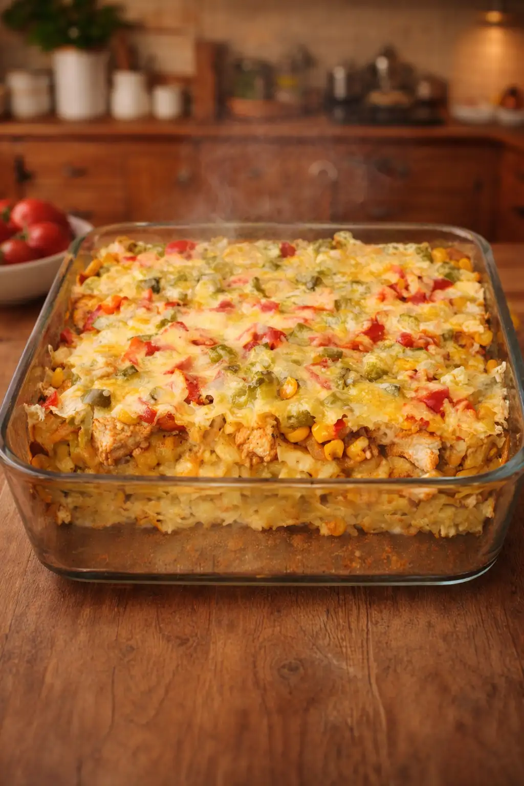 Zapiekanka makaronowa z kurczakiem