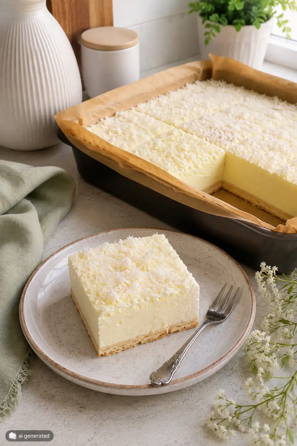 Ciasto Śnieżny Puch – prosty przepis na lekki deser bez pieczenia