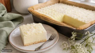Ciasto Śnieżny Puch – prosty przepis na lekki deser bez pieczenia