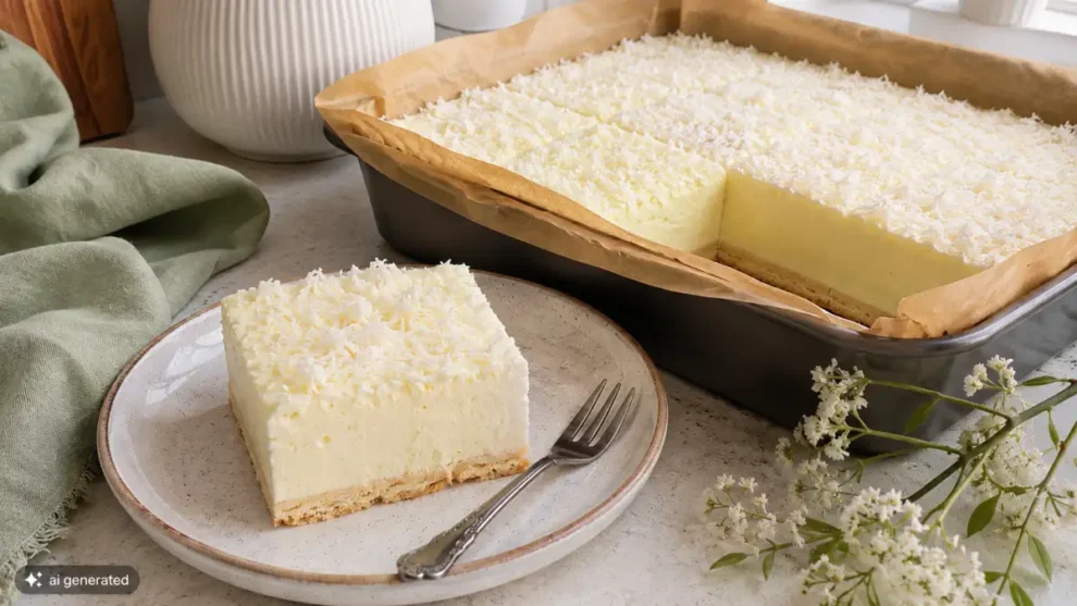 Ciasto Śnieżny Puch – prosty przepis na lekki deser bez pieczenia