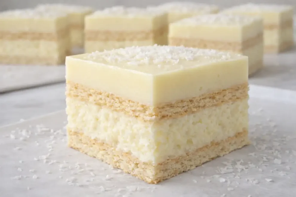 Ciasto kokosowo - cytrynowe bez pieczenia
