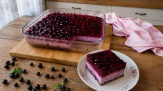 Ciasto Porzeczkowiec bez pieczenia – prosty przepis na lekki deser