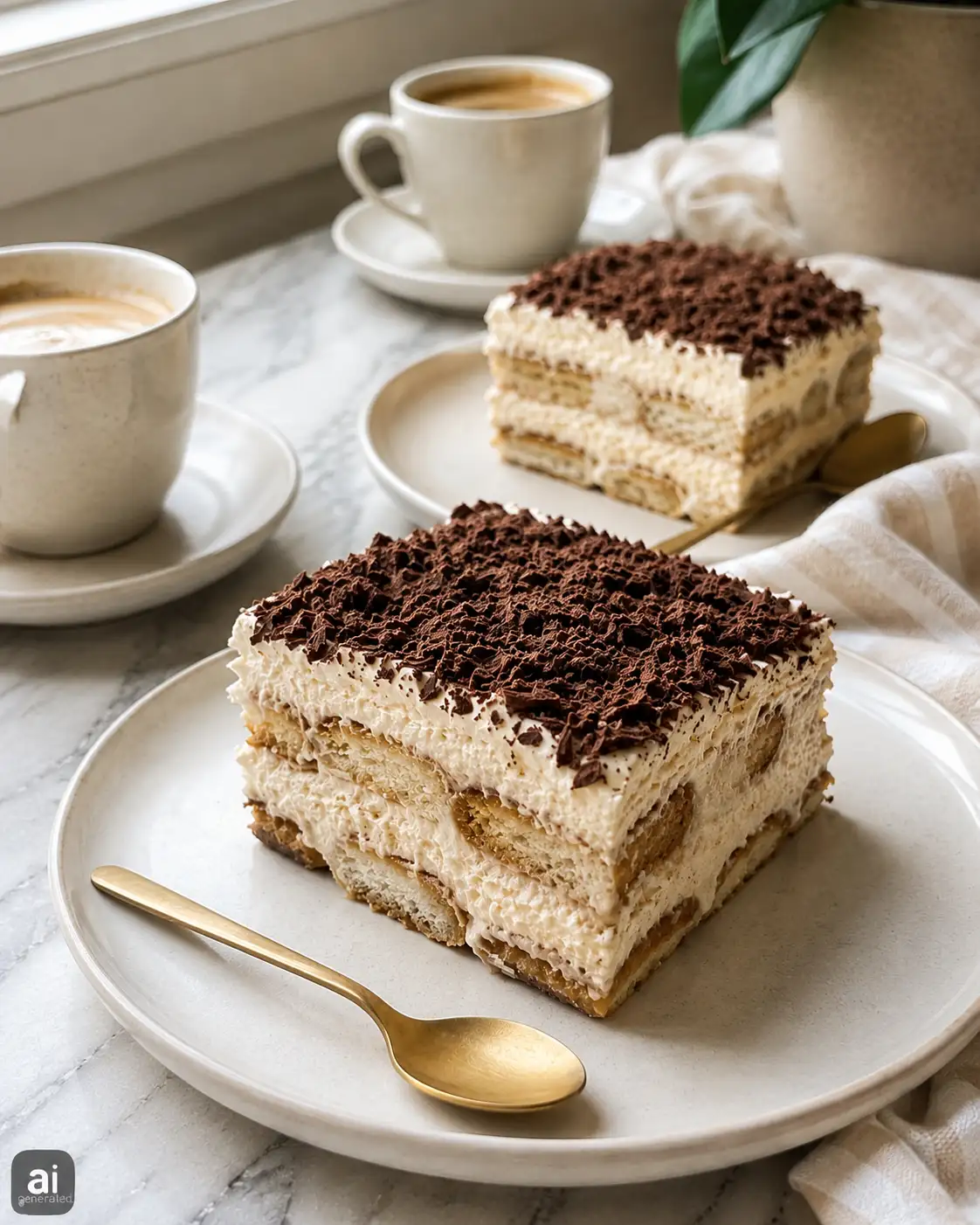 Ciasto Chałwowo-kokosowe Tiramisu – prosty deser bez pieczenia