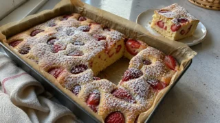 Ciasto biszkoptowe z truskawkami – prosty wypiek na każdą okazję