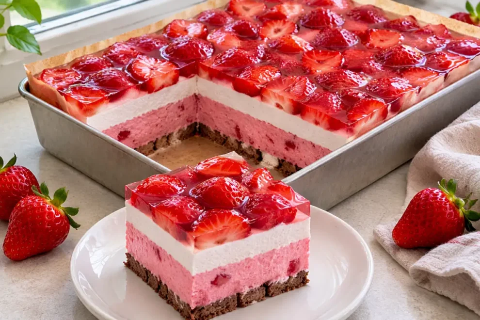 Ciasto truskawkowe bez pieczenia – prosty przepis na lekki deser