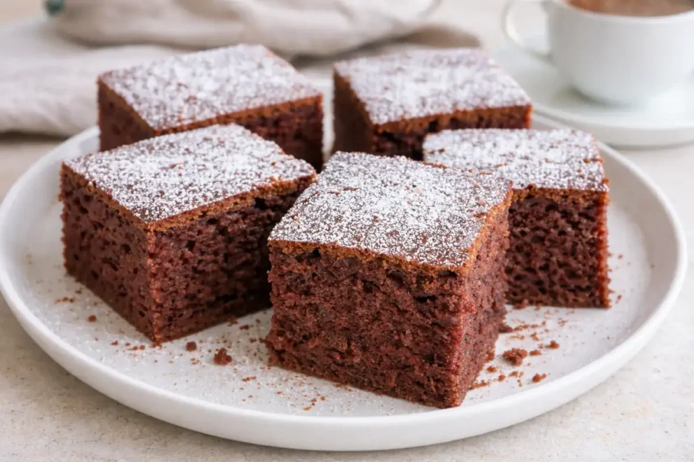 Ciasto Murzynek z powidłami śliwkowymi – prosty przepis na wilgotny wypiek