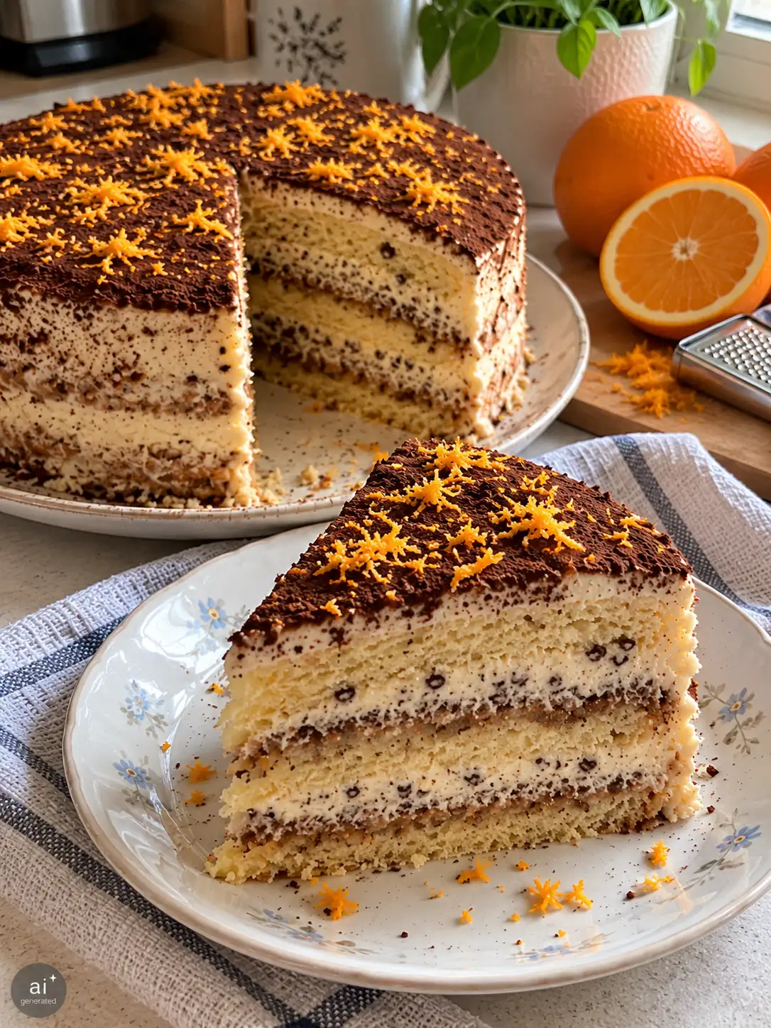 TORCIK POMARAŃCZOWE TIRAMISU - prosty przepis na efektowny deser
