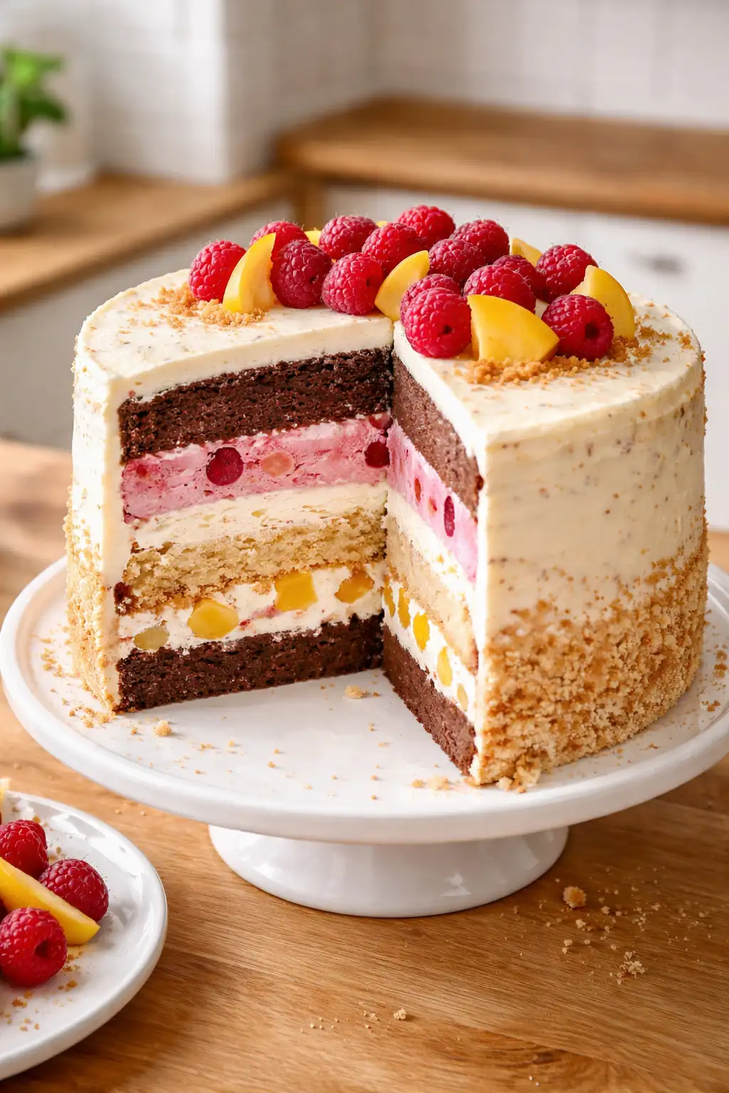 Śmietankowy tort z owocami – prosty przepis na lekki i efektowny deser