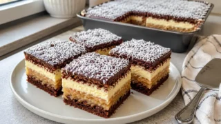 Ciasto Kilimandżaro – efektowny przepis z jabłkami i kremem