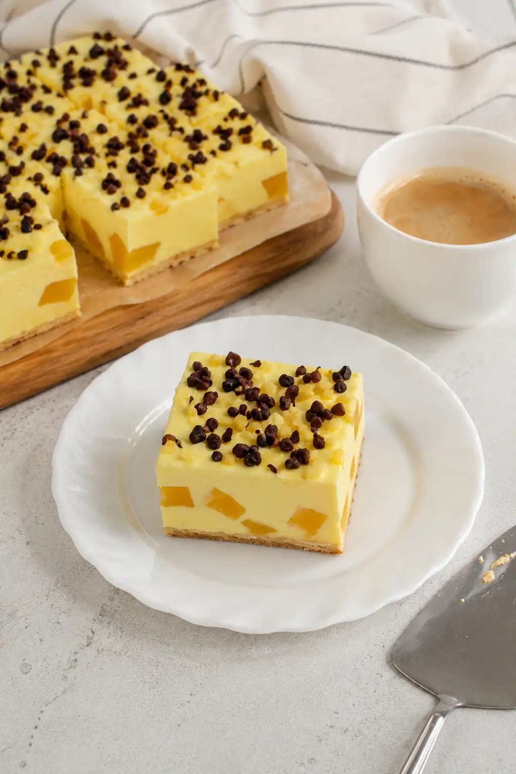 Ciasto Brzoskwiniowe Love – prosty deser bez pieczenia