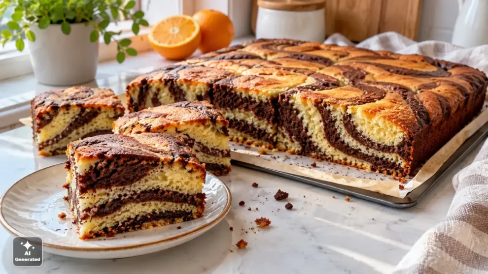 Zebra z oranżadą - prosty przepis