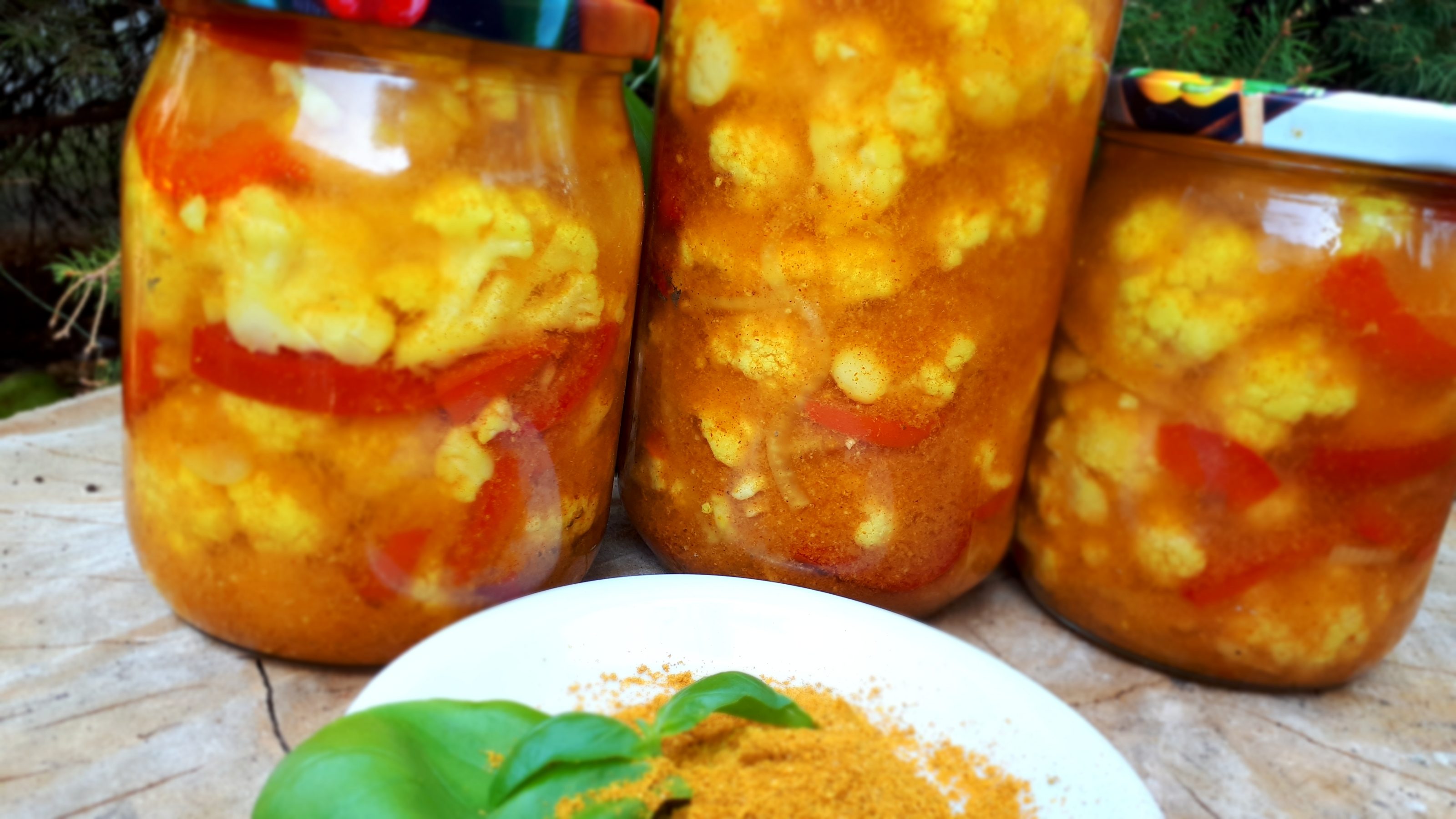 Kalafior w zalewie curry