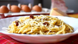Spaghetti carbonara + filmik