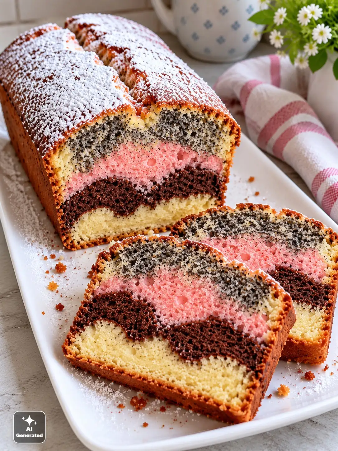 Babka Tulipan - prosty przepis na kolorowy wypiek