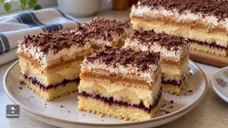 Ciasto Bananowa krówka - prosty przepis na efektowny deser