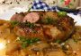 Zapiekana biała kiełbasa w piwie