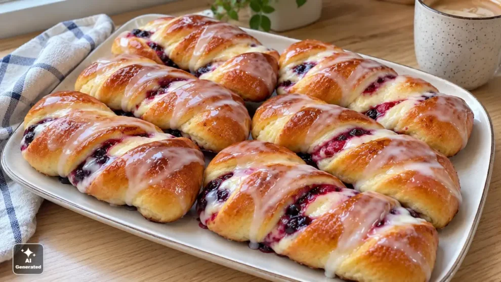 Drożdżówki z dżemem - prosty przepis na miękkie domowe bułeczki