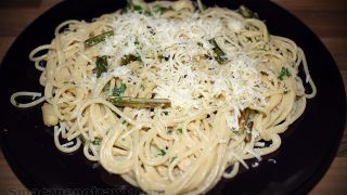 Spaghetti ze szparagami
