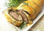 Polędwiczka wieprzowa zapiekana w cieście francuskim i pieczarkach