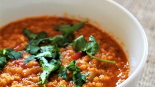 Red Lentil Dhal - hinduska 'zupa' z czerwonej soczewicy