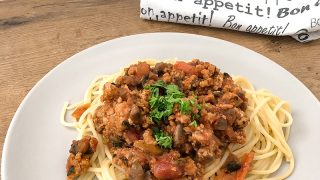 Spaghetti Bolognese z Pieczarkami