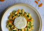 Kurczak z suszonymi morelami w sosie curry