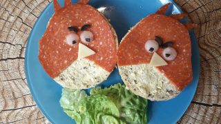 Kanapki "Angry Birds"
