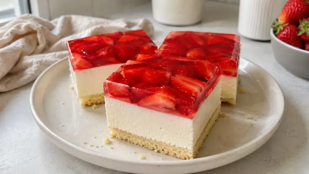 Ciasto truskawkowe z galaretką i mascarpone – prosty przepis na pyszny deser