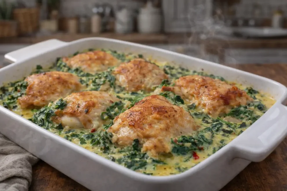 Udka z kurczaka ze szpinakiem – prosty przepis na soczysty obiad