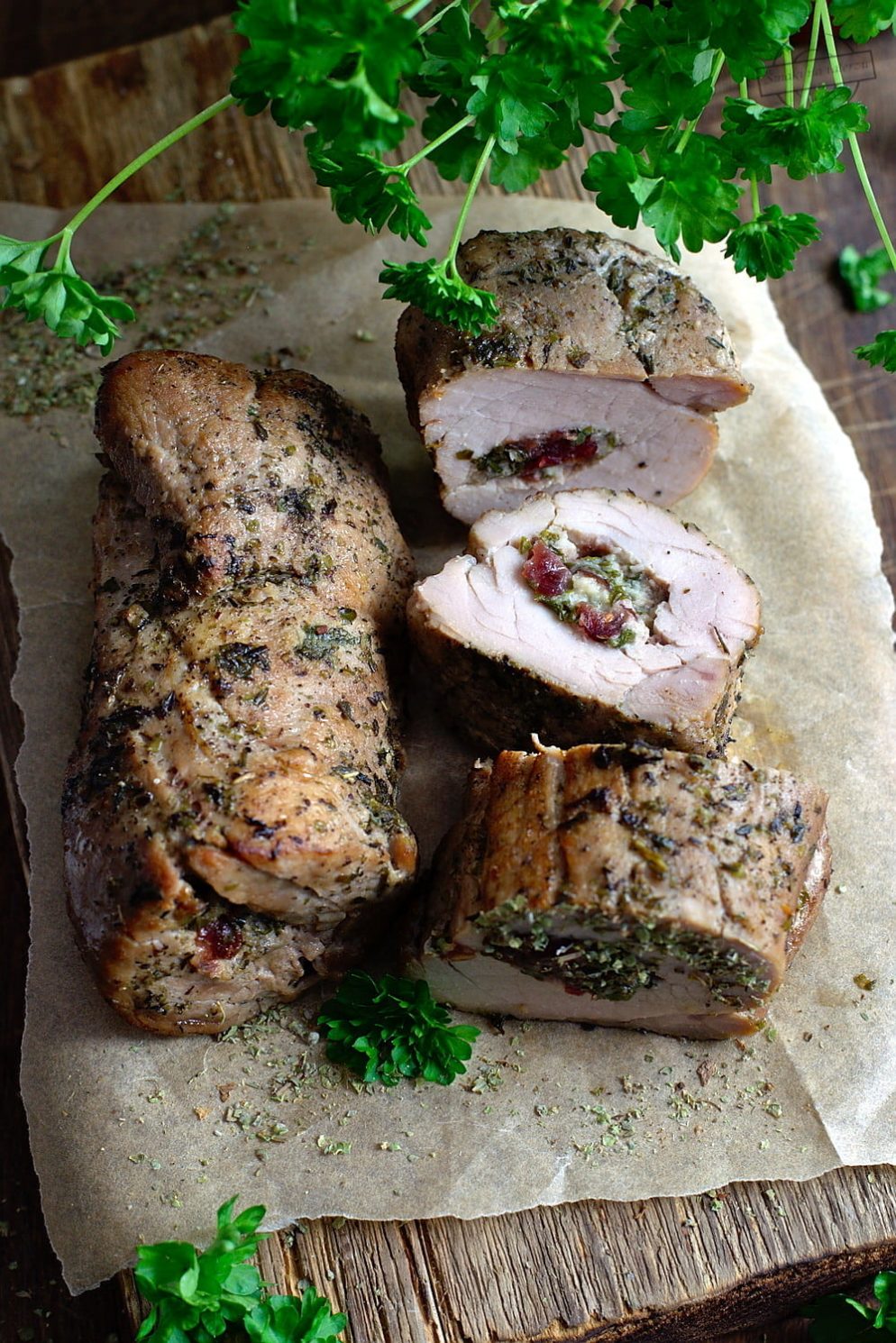 Polędwiczki wieprzowe z masełkiem czosnkowo-chrzanowym