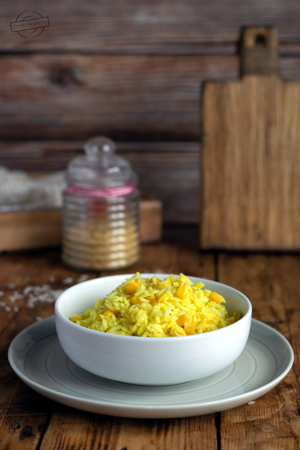 Ryż z curry i kukurydzą