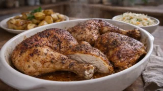 Ćwiartki z kurczaka pieczone w przyprawach – prosty przepis na soczysty obiad