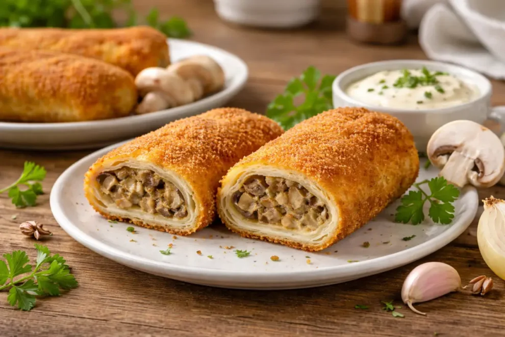 Krokiety z pieczarkami – prosty przepis na chrupiące i dobrze doprawione krokiety