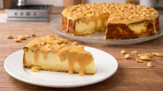 Sernik krówkowy – prosty przepis na kremowe ciasto z masą kajmakową