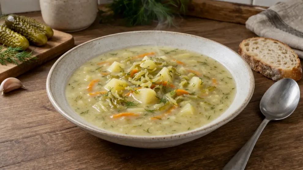 Zupa ogórkowa – prosty przepis na domową, kwaśną i sycącą zupę