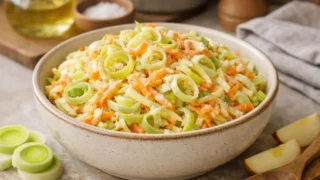 Surówka z pora – prosty przepis na świeży dodatek do obiadu