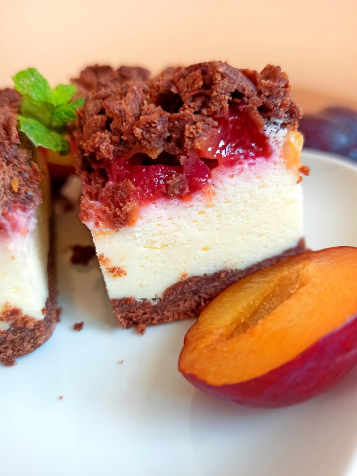 Sernik Bez Sera Ze Śliwkami