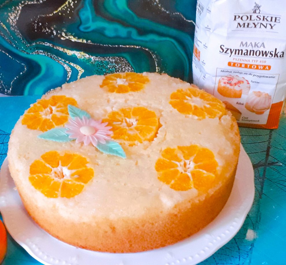 Ciasto Up-Site-Down Z Mandarynkami