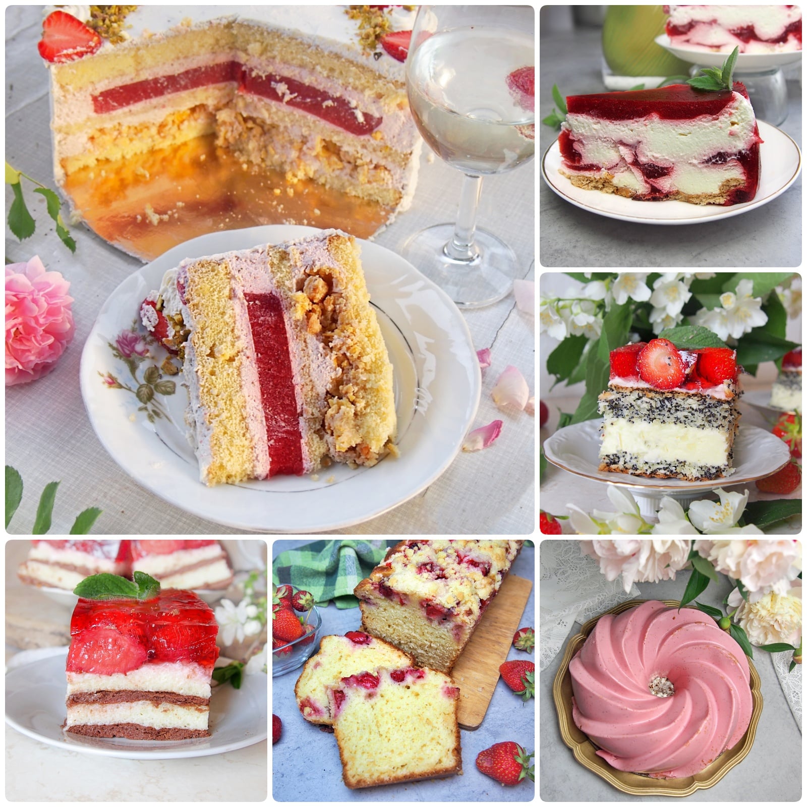 30 pomysłów na ciasta z truskawkami